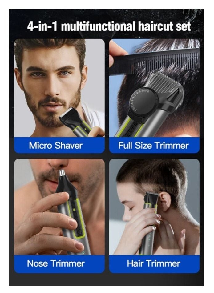 Generic - Hair Clippers for Men, Rechargeable Men's Electric Razor, Beard Trimmer, Adjustable Cordless Shavers, Ear, Nose and Hair Trimmer - Image 1