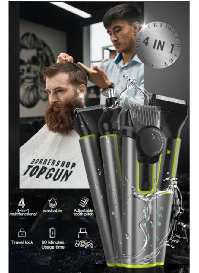 Generic - Hair Clippers for Men, Rechargeable Men's Electric Razor, Beard Trimmer, Adjustable Cordless Shavers, Ear, Nose and Hair Trimmer - Image 1