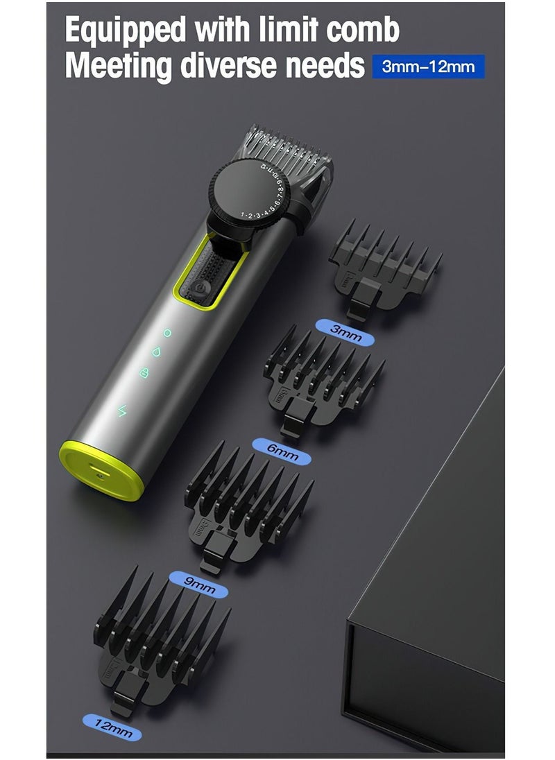Generic - Hair Clippers for Men, Rechargeable Men's Electric Razor, Beard Trimmer, Adjustable Cordless Shavers, Ear, Nose and Hair Trimmer - Image 1