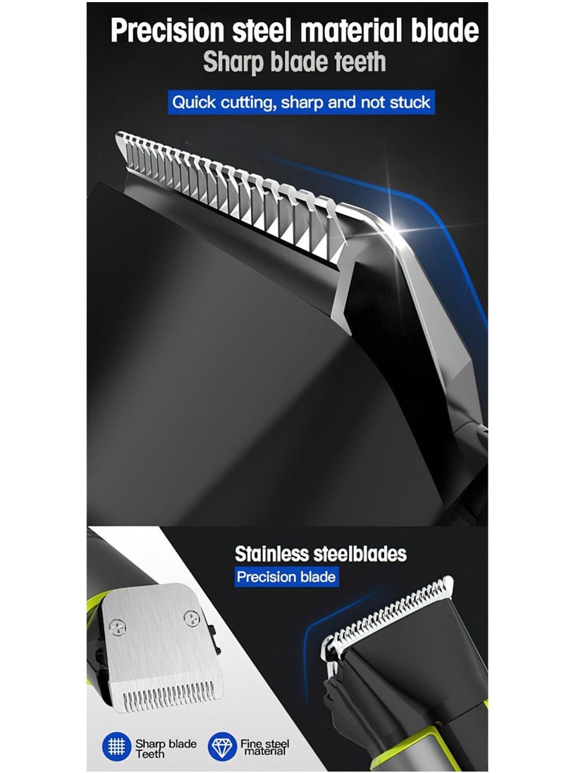 Generic - Hair Clippers for Men, Rechargeable Men's Electric Razor, Beard Trimmer, Adjustable Cordless Shavers, Ear, Nose and Hair Trimmer - Image 1
