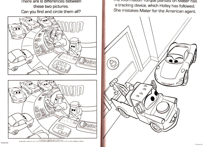 Pixar Dfa Pix Cars Gigantic Coloring and Activity Book (Value) - Image 3