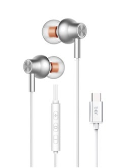 JBQ High Quality Sound Bass Boosted Wired Earphones Compatible With Type C 