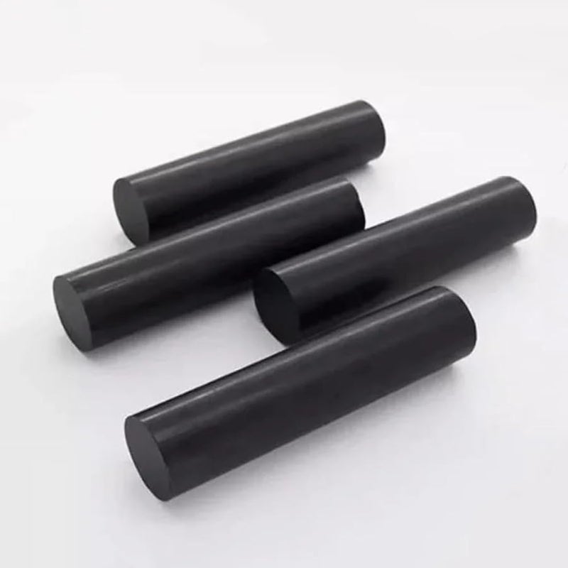 PTFE Rod Black Polytetrafluoroethylene Plastic Bar 22mm X 500mm Size For DIY Projects - Image 1