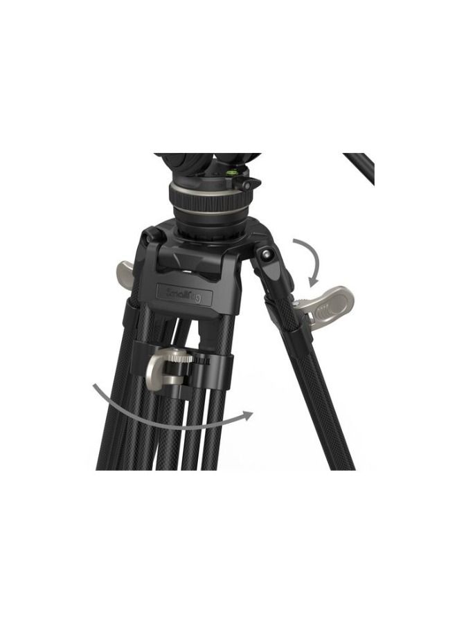 SMALLRIG SmallRig FreeBlazer Heavy-Duty Carbon Fiber Tripod Kit AD-100 3989  - Image 2