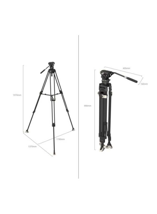 SMALLRIG SmallRig FreeBlazer Heavy-Duty Carbon Fiber Tripod Kit AD-100 3989  - Image 3