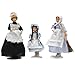 iland Victorian Dollhouse People for 1 12 Scale Accessories 6 inch Miniature Dolls for Dollhouse Little People Figures Doll House Set Cute Realistic - Image 2