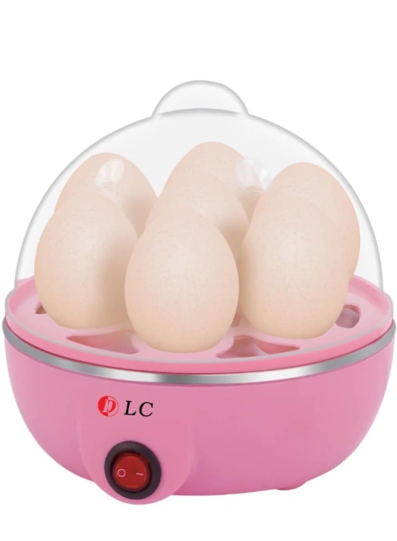 LC Egg Cooker, 350W Electric Egg Beater, White Egg Steamer, Egg Cooker, 7 Egg Volume Steamed Egg Automatically Closed, Double Steamed Egg. Color White (single-deck(7 PCS)) - Image 2