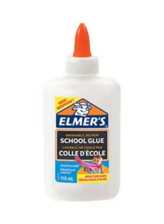 White School Glue | For Paper, Cloth | Ideal for Children | Adjustable Before Setting | Not for Photos, Bare Metal, Submerged or Heated Surfaces
