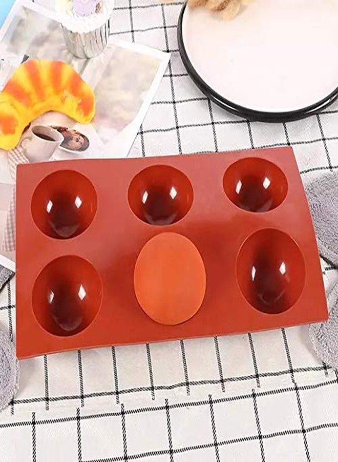 Grizzly 1 Pc 6 Cavity Round Silicone Mould for Handmade Soap, Cake, Jelly, Pudding, Chocolate, Dessert etc (6 pcs Round Mould) - Image 5