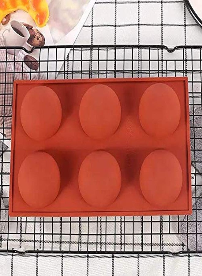 Grizzly 1 Pc 6 Cavity Round Silicone Mould for Handmade Soap, Cake, Jelly, Pudding, Chocolate, Dessert etc (6 pcs Round Mould) - Image 4