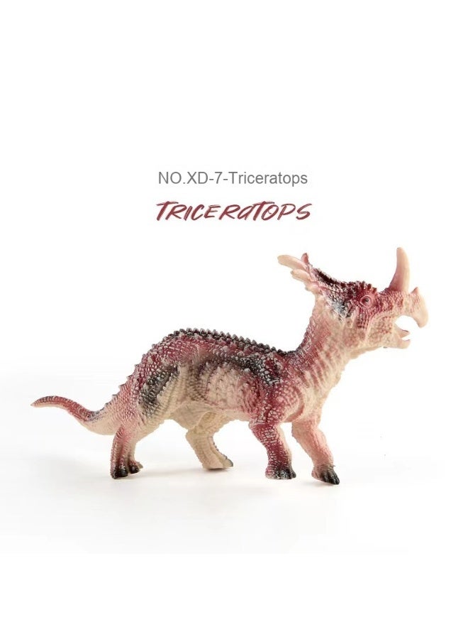 NIBEMINENT Children's Realistic Dinosaur Toys - Wild T-Rex, Triceratops, Stegosaurus and More Animal Models