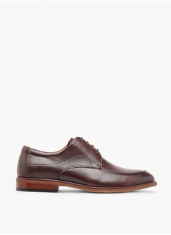 DUCHINI Men's Textured Derby Shoes with Lace-Up Closure  - Image 3