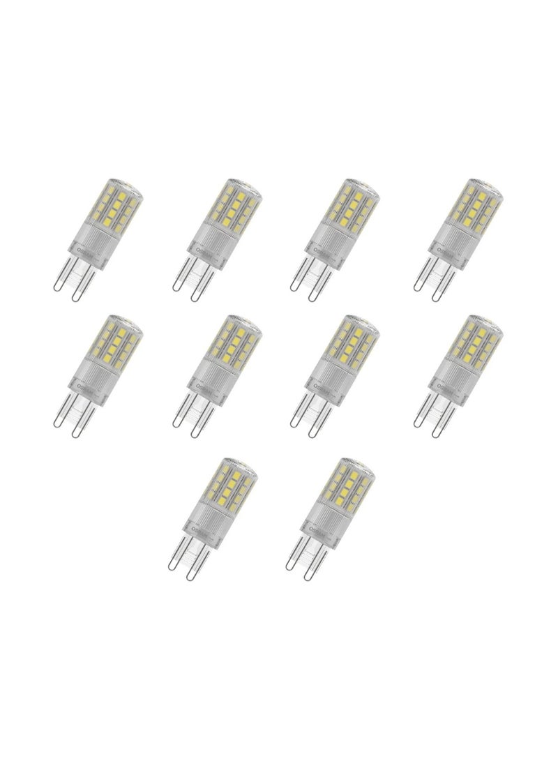 Osram LED Star G9 4W 827 Warm White Pin Bulb 40W Replacement 3-Step Dimming- Pack of 10 - Image 1