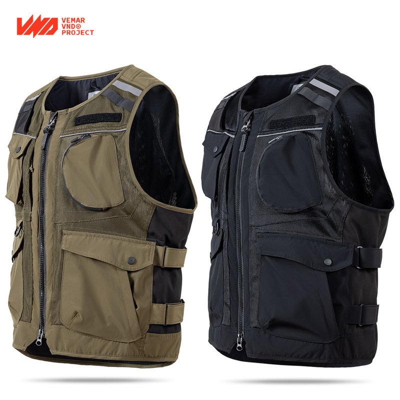 VND Motorcycle Riding Vest Breathable Reflective - Image 5