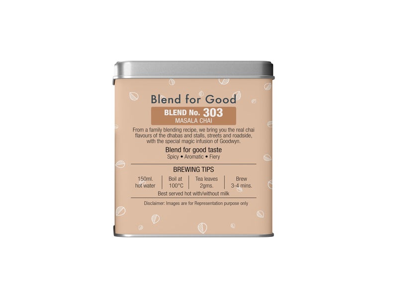 Goodwyn Kadak Masala Chai (100g) - Assam Tea with Cardamom, Cinnamon, Clove, Ginger & Black Pepper | Black & Milk Tea | Boosts Immunity, Aids Digestion & Energy | Export Quality | Reusable Tin Can - Image 5