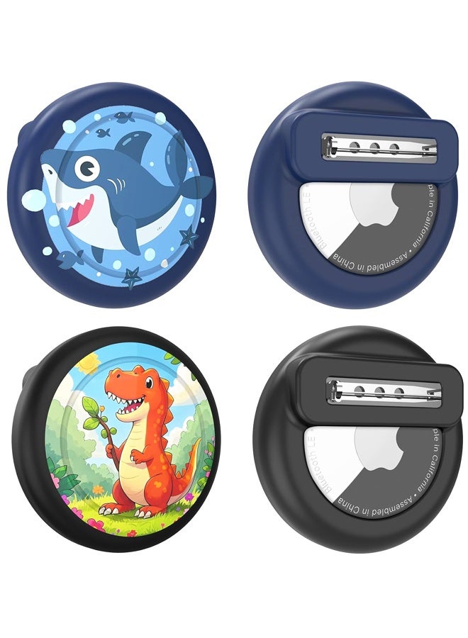 2 Pack Tracker Holder,Safe Hidden Lightweight GPS Tracker for Kids Compatible with Apple Air Tags for Child, Elderly, Pets Collar, Shoes - Image 1