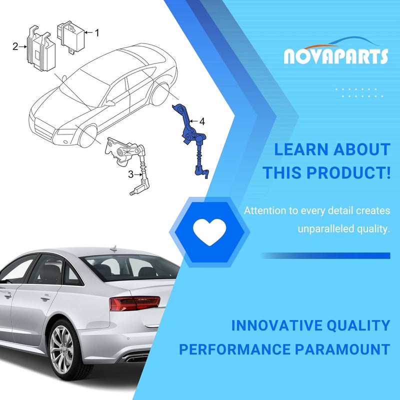 NOVAPARTS Rear Left Suspension Headlight Level Height Sensor - Image 5