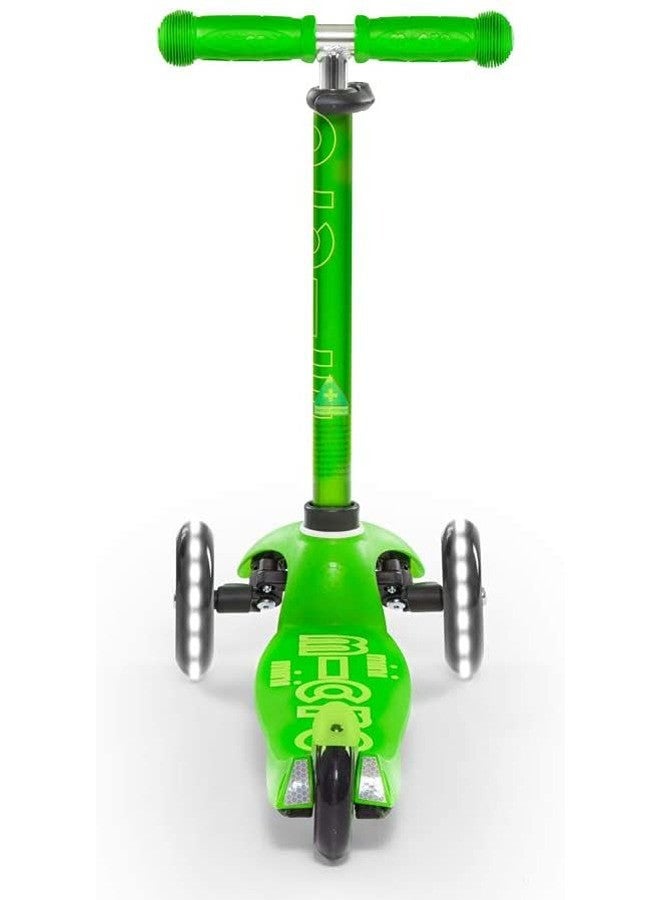 Micro Scooters - Mini Deluxe Green with LED Wheels MMD051 |Adjustable Handlebar |3 Wheels |Max Load 50KG | Scooter for Kids | Kids Scooter | Scooter with LED Wheels | Scooter for Kids 2-5 Years - Image 5