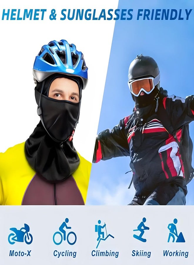 Cmonie 6 Packs Ski Mask Sun UV Protection Hood Breathable, Balaclava Face Mask for Men Women - Motorcycle Fish, 6pcs Black-1, One size - Image 5