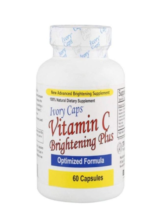آيفوري كابس مكمل غذائي بفيتامين سي لتفتيح البشرة - ۶۰ كبسولة - Image 1