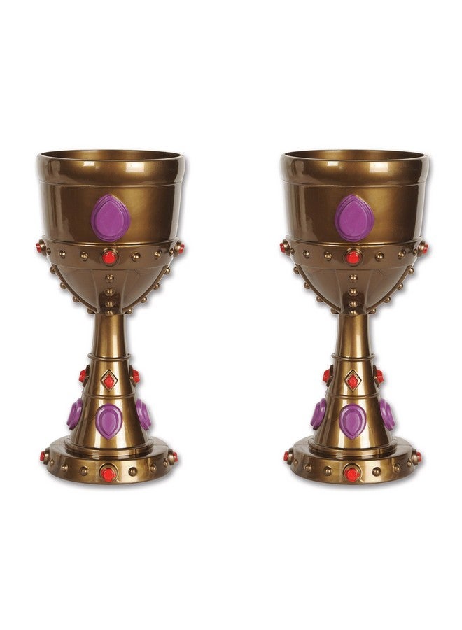 بيستل، قطعتان من كؤوس بلاستيكية مرصعة بالجواهر، 8 أونصات