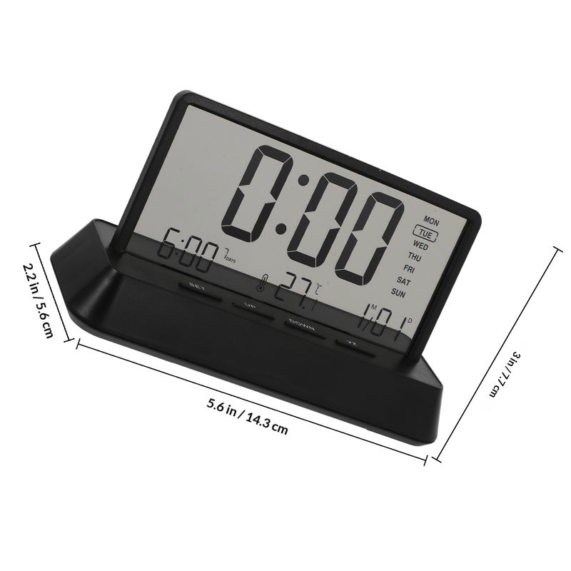 Bedside Table Clock Digital Alarm Clock Multi-function Desk Clock Table Clock - Image 2