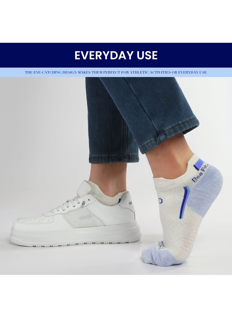 Unisex Bamboo Ankle Socks - White with Elegant Sky Blue Heel - Small/Medium (S/M) - pzsku/Z029292155D3A69CD4421Z/45/_/1740209259/1373e9c8-a737-4e5f-9e88-74729eabb286