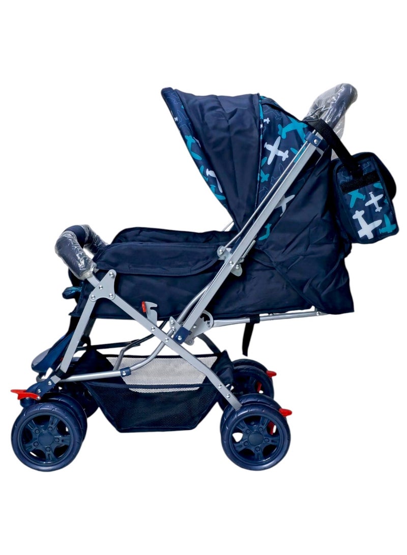 BABYCARA Baby Stroller Reversible Handle with a Bag for Babies Accessories 0-3 Years - Image 4