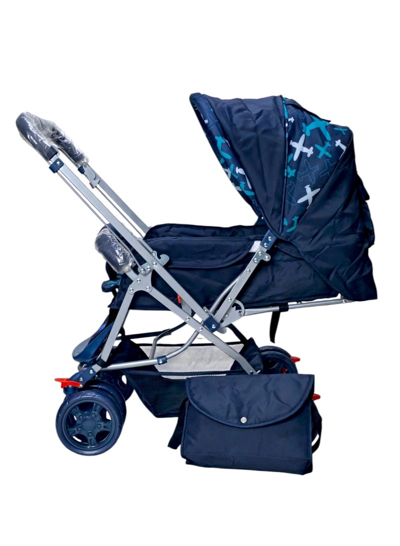 BABYCARA Baby Stroller Reversible Handle with a Bag for Babies Accessories 0-3 Years - Image 2