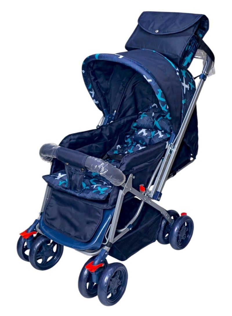 BABYCARA Baby Stroller Reversible Handle with a Bag for Babies Accessories 0-3 Years - Image 1