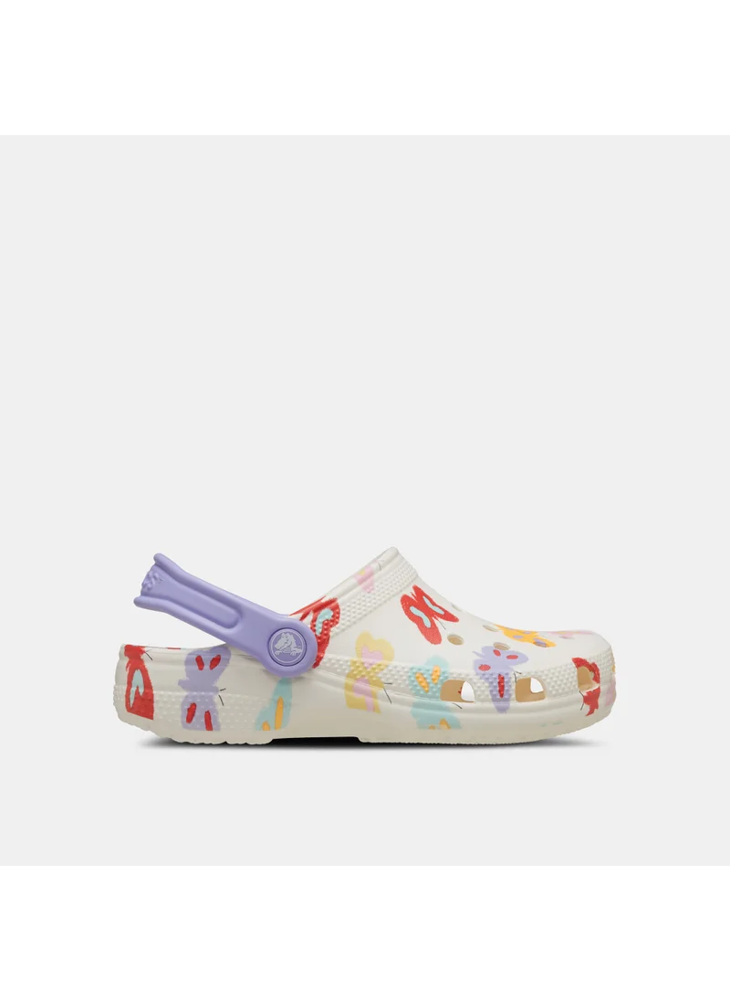crocs Kids' Butterfly Graphic Classic Clog