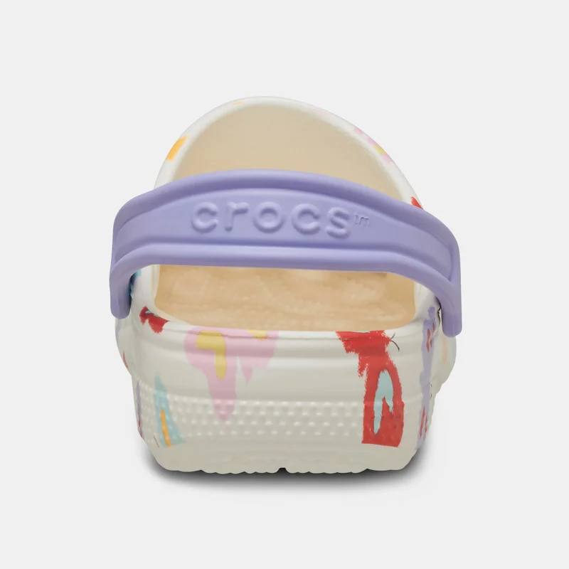 crocs Kids' Butterfly Graphic Classic Clog