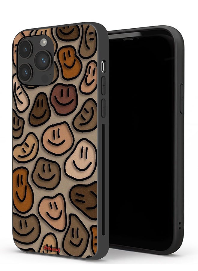 Tolwak Apple iPhone 13 Pro Max Protective Case Smiley Faces Art - Image 1