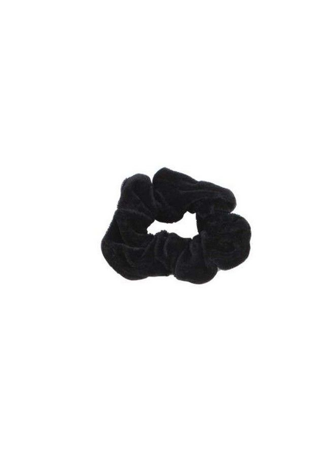ACCESSHER Velvet Black Elastics Hair Ties Scrunchy Bands For Women And Girls Pack Of 6 - Image 3