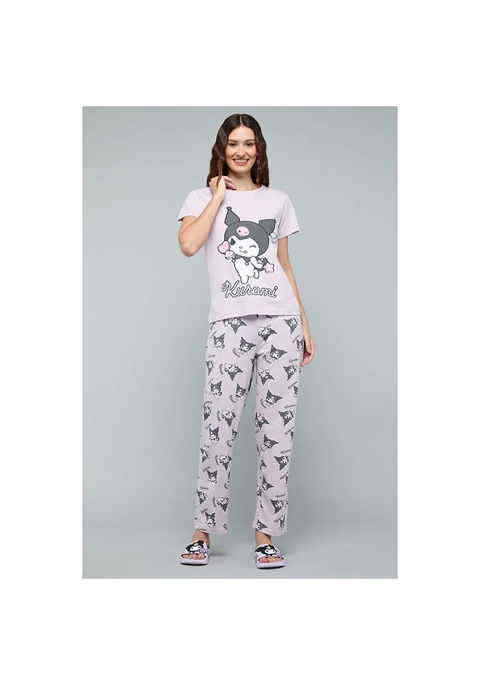 أر أند بي Kuromi Print Pyjama Set