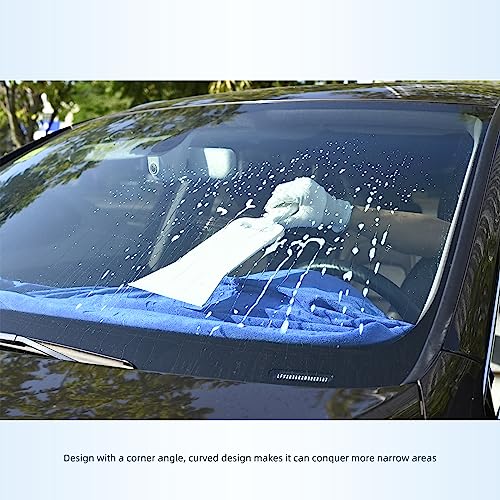 EHDIS Bulldozer Squeegee Flat Glass Window Film Bulldozer Tint Tools Car Front Windows Rear Glass Windshield Snow Frost Ice Removal Tool for Cars Trucks Window - Image 5