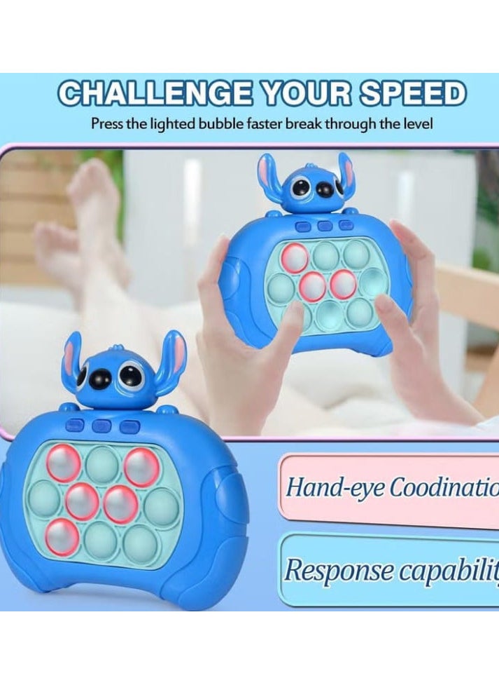 Electronic Pop It Toy, Miroir Fast Push Bubble Game Controller, Push Fidget Toy for Kids, Stress Relief for Kids and Adults (Set of 1)