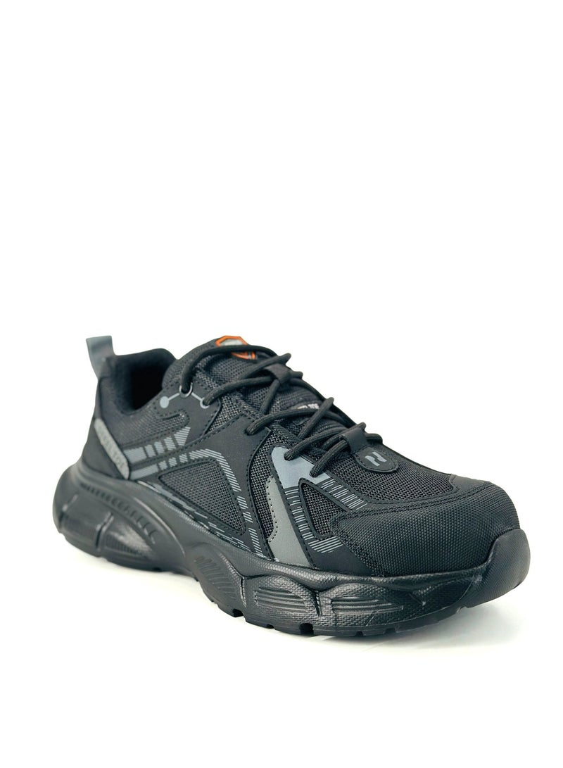 Shield ACTION ST Men’s Black Safety Shoes | Steel Toe, Steel Plate, Lightweight and EVA Outsole - Image 1