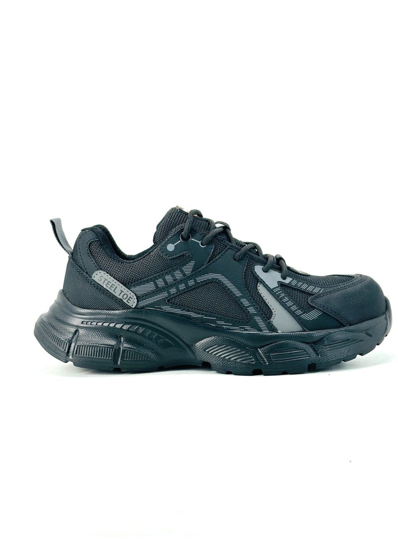Shield ACTION ST Men’s Black Safety Shoes | Steel Toe, Steel Plate, Lightweight and EVA Outsole - Image 3