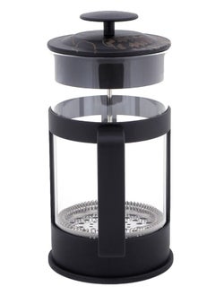 Any Morning French Press Coffee and Tea Maker, 800ml /27 oz/ 3 Cups, Borosilicate Glass Coffee Press, Stainless Steel Filter, Durable and Heat Resistant, Black - FY04  - Image 5