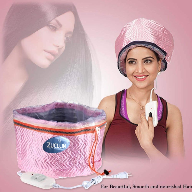 unique enterprise ZUCLLIN Hair Spa CapElectric Hair CapHair Care Thermal Head Spa Cap Treatment with Beauty Steamer Nourishing Care Spa Cap For Hair Spa Cap Steamer For Women - Image 3