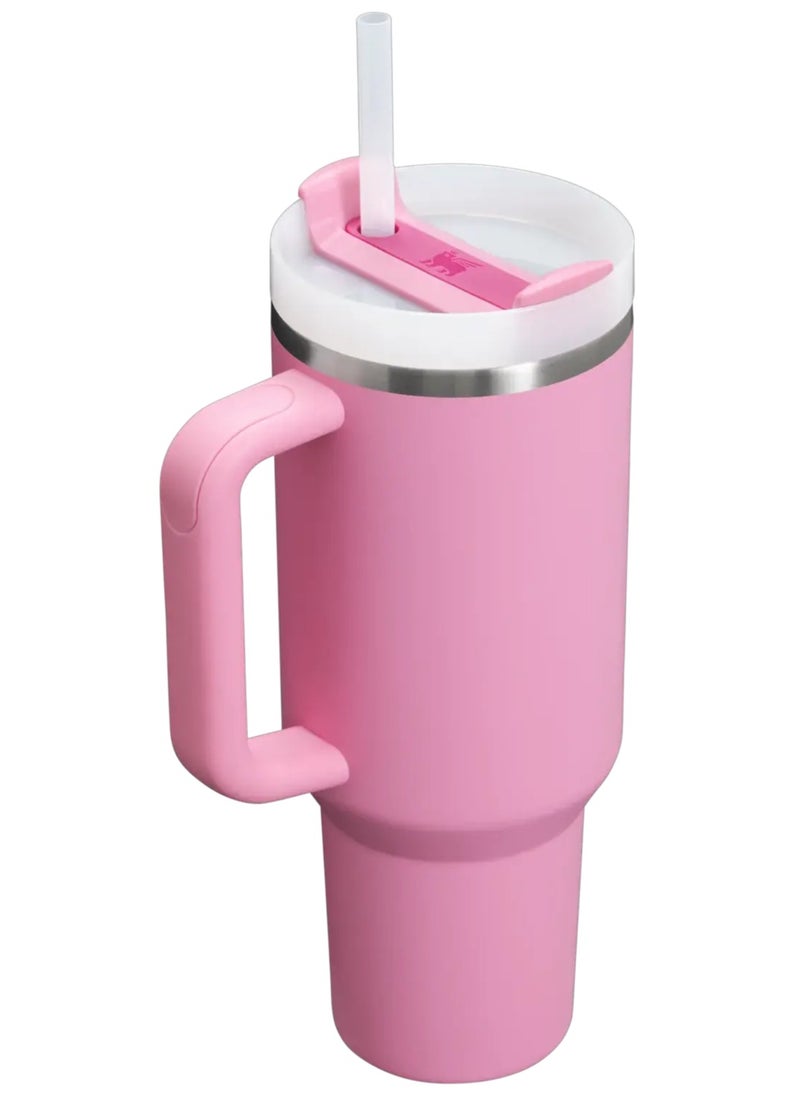 Stanley - 40 oz tumbler with handle Travel Mug Straw Covers Cup with Lid Insulated Quencher Stainless Steel Water Iced Tea Coffee Gift - Image 1