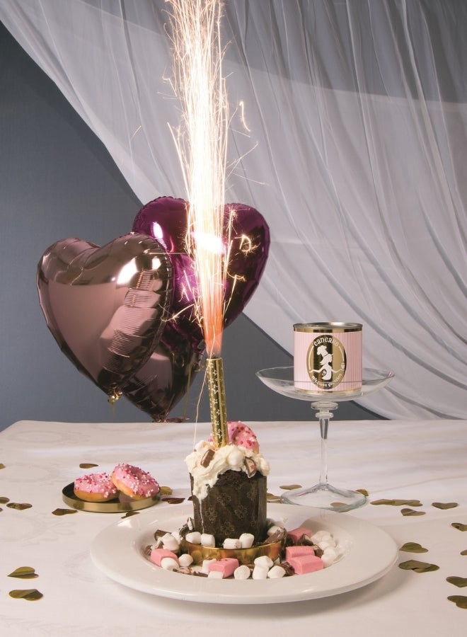 Wondercandle Dream Star Gold Cake Fountain With Bottle Clip - Image 3