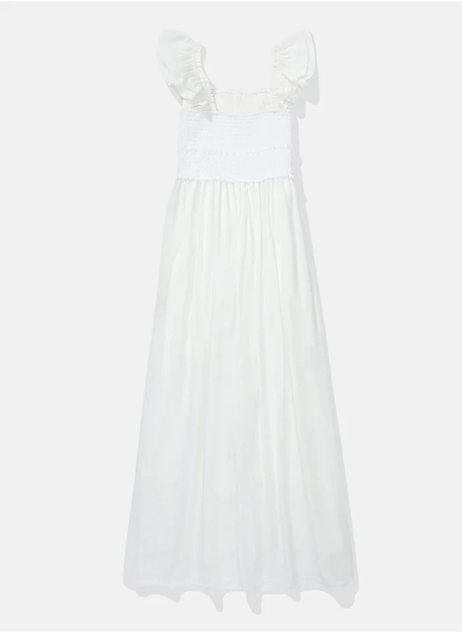 امريكان ايجل Flutter Sleeve Tiered Dress