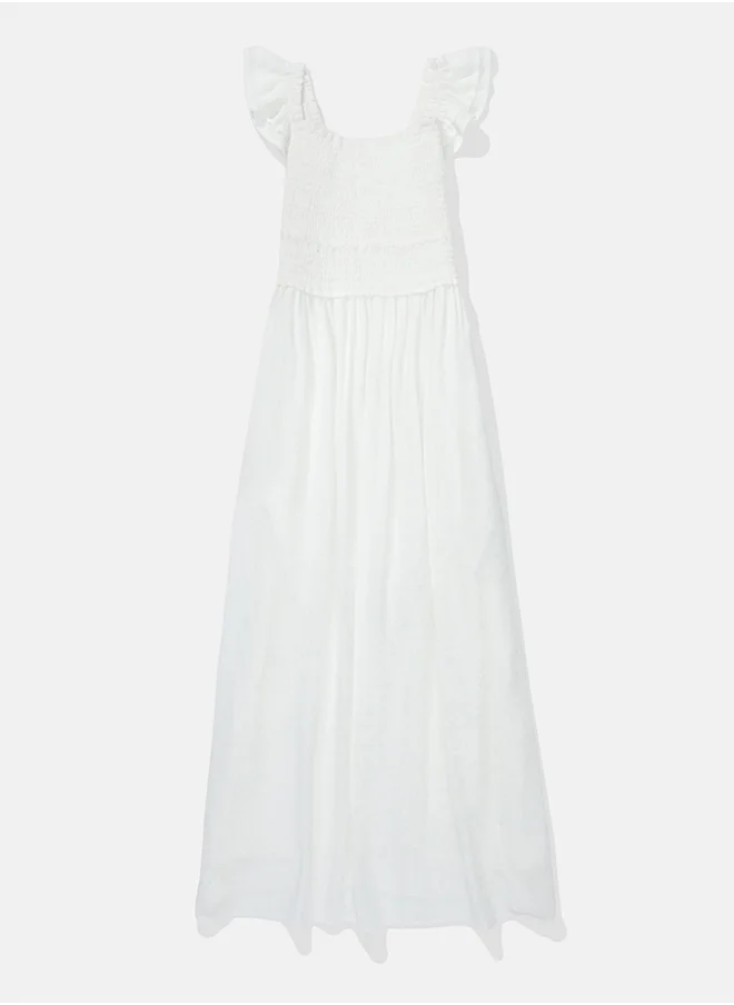 امريكان ايجل Flutter Sleeve Tiered Dress