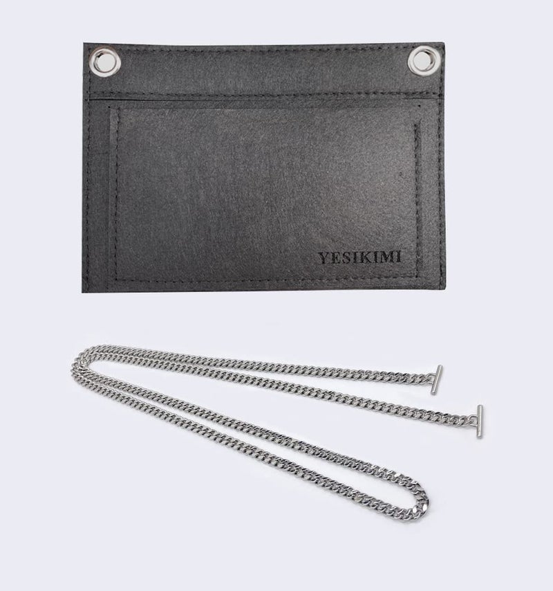 YESIKIMI MONOGRAM Clutch Conversion Kit Premium Felt Inset With 120cm Chain - Image 5