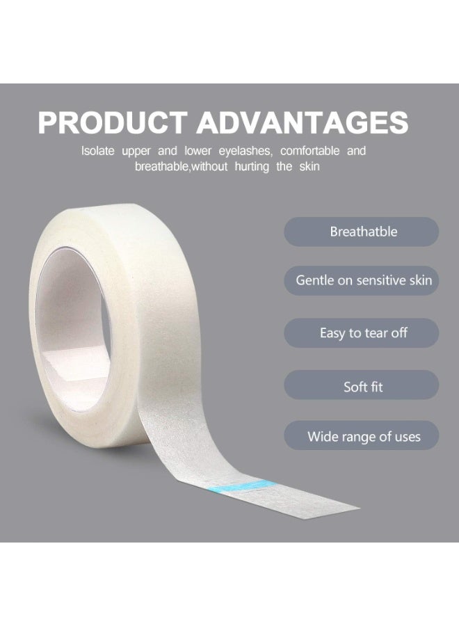 Eyelash Extension Tape, 10 Rolls Micropore Medical Tape For Extension, Adhesive Fabric Supply 0.5 Inch X Yards (10Rolls Withe) - Image 5