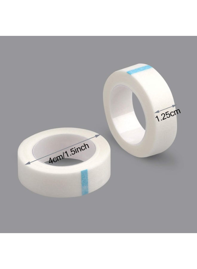 Eyelash Extension Tape, 10 Rolls Micropore Medical Tape For Extension, Adhesive Fabric Supply 0.5 Inch X Yards (10Rolls Withe) - Image 2