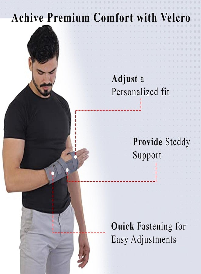 SpiffySky Elastic Wrist Splint, Immobilization For Wrist Pain, Wrist Brace – (Left Hand – Small Size) - Image 5
