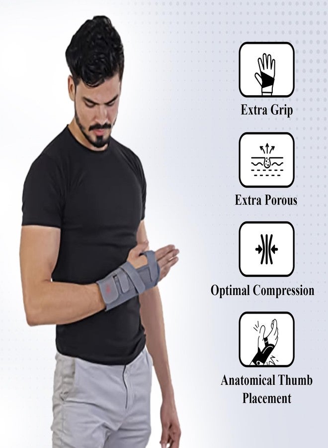 SpiffySky Elastic Wrist Splint, Immobilization For Wrist Pain, Wrist Brace – (Left Hand – Small Size) - Image 3